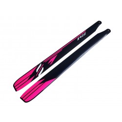 SAB CARBON FIBER MAIN BLADES PINK 420MM