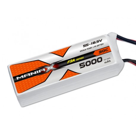 ManiaX LiPo 5S 5000mAh 18,5V F3A 30C