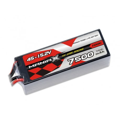 ManiaX HV LiPo 4S 7500mAh 15,2V Car Racing 100C