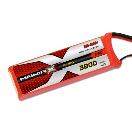 ManiaX LiFePO4 3S 3800mAh 9,9V RX 25C