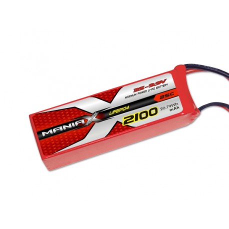 ManiaX LiFePO4 3S 2100mAh 9,9V RX 25C