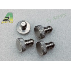 Tapon aluminio tubo silicona (4 piezas)