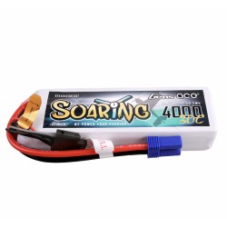 G-Tech Soaring 4000mAh 14.8V 30C 4S1P Lipo Battery Pack with EC5 plug