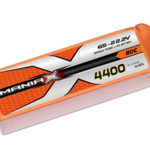 ManiaX LiPo 6S 4400mAh 22.2V Orange 80C