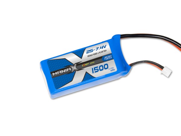 ManiaX LiPo 2S 1500mAh 7.4V eXpert 45C