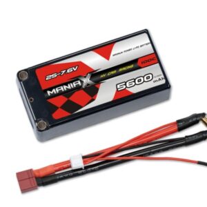 ManiaX HV LiPo 2S 5600mAh 7,6V Shorty Car Racing 100C
