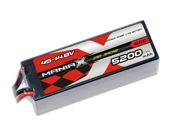 ManiaX LiPo 4S 5200mAh 14,8V Car Racing 60C