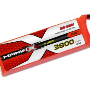 ManiaX LiFePO4 2S 3800mAh 6,6V RX 25C