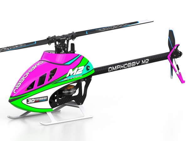 OMPHOBBY OMP Heli M2 V3 PRO Micro Helicopter Plasma-Pink Plasma Pink