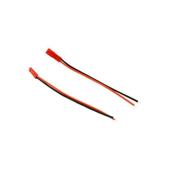 Male and Female JST with 10cm silicone wire