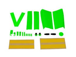 Custom Line upgrade kit neon-green, VBar Control