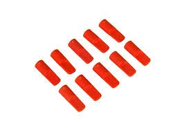 Cover cap for 5,5mm gold connector, red