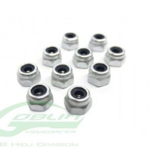 METRIC HEX NYLON NUTS M3 H4