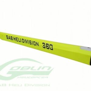 CARBON FIBER TAIL BOOM YELLOW - GOBLIN 380