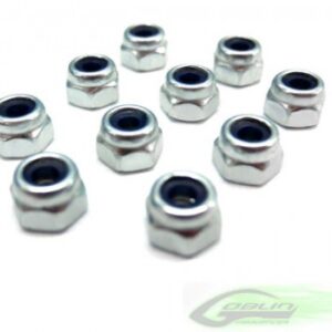 METRIC HEX NYLON NUT M4 H5