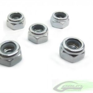 METRIC HEX NYLON NUTS M5 H4,8