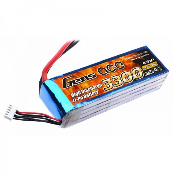Gens ace 3300mAh 14.8V 25C 4S1P