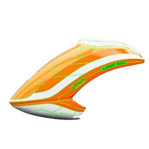 Canopy LOGO 550 neon-orange/white