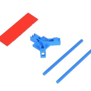 Antenna support flat mounting, blue