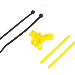 Antenna support for tailboom, yellow