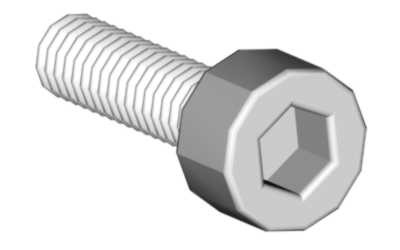 Socket head cap screw M2,5x12