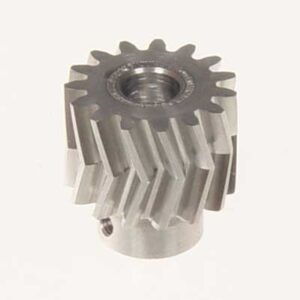 Pinion for herringbone gear 15teeth, M1, dia.6mm