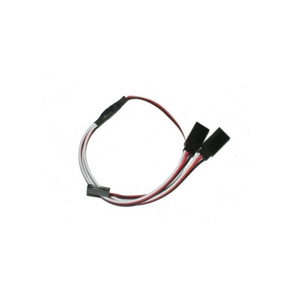Futaba Straight Y lead 22AWG 300mm
