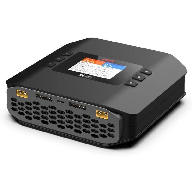 iSDT SMART CHARGER K4 DUO - 400/600W, 20A, 2x8S Lipo, internal power supply