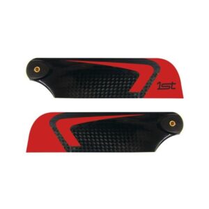 1ST Tail blades 105mm Red