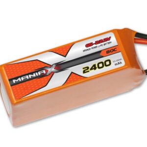 ManiaX LiPo 6S 2400mAh 22,2V Orange 80C