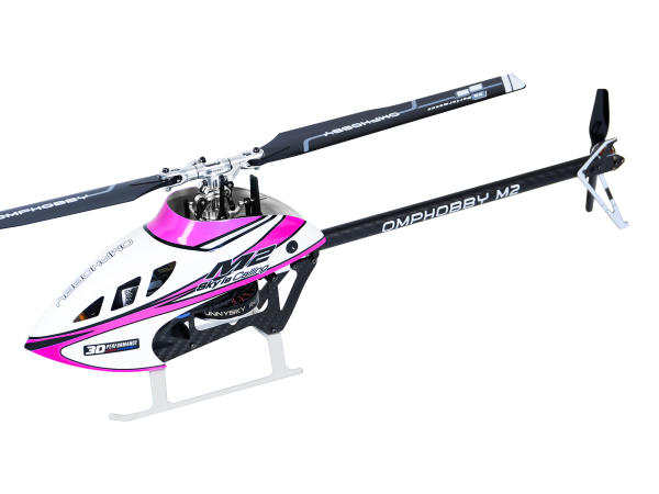 OMP Heli M2 V3 Sport Micro Helicopter Nebula Pink