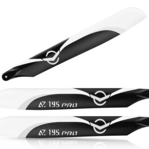 Azure Power AZ-195 PRO 3-Blade Carbon Main Blade 195mm